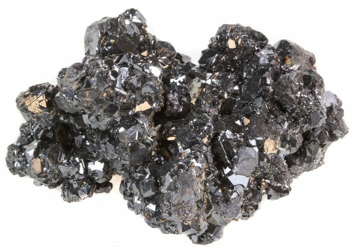 Sphalerite Crystal Cluster with Quartz Association - Bulgaria #41720